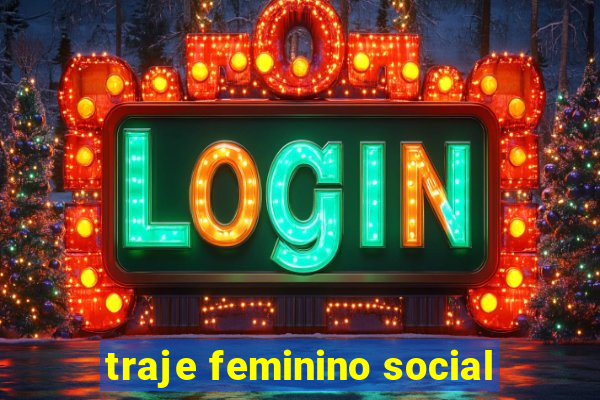 traje feminino social